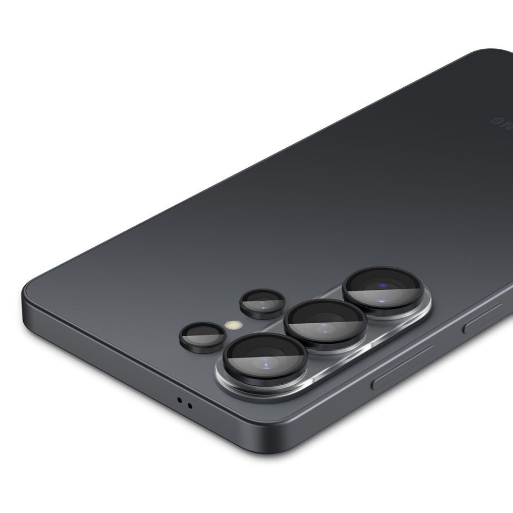 Takakameran suojakalvo Spigen GlastR EZ FIT Optik Pro HD Samsung Galaxy S26 Ultra S948:lle, Panssarilasi, 2 kappaleen setti, Musta