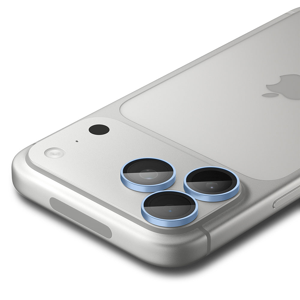 Takakameran suojakalvo Spigen GlastR EZ FIT Optik Pro Apple iPhone 18 Pro / 18 Pro Max -puhelimelle, karkaistu lasi, 2 kappaleen setti, sininen AGL12045