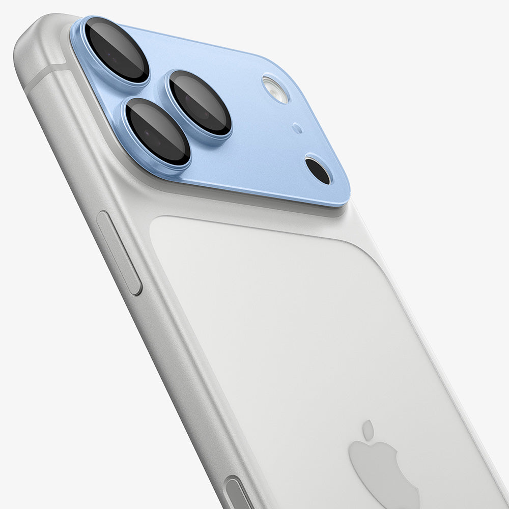 Takakameran suojakalvo Spigen GlastR EZ FIT Optik Pro XL Apple iPhone 18 Pro Maxille, karkaistu lasi, sininen AGL12041