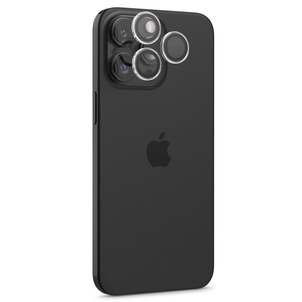 Takakameran suojakalvo Spigen GlastR EZ FIT Optik Pro Apple iPhone 17 Pro Max / 17 Pro, Karkaistu lasi, 2 kappaleen setti, Läpinäkyvä