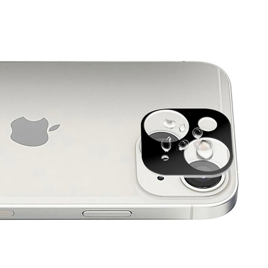 Techsuit takakameran suojakalvo Apple iPhone 13 mini / 13:lle, karkaistu lasi, musta
