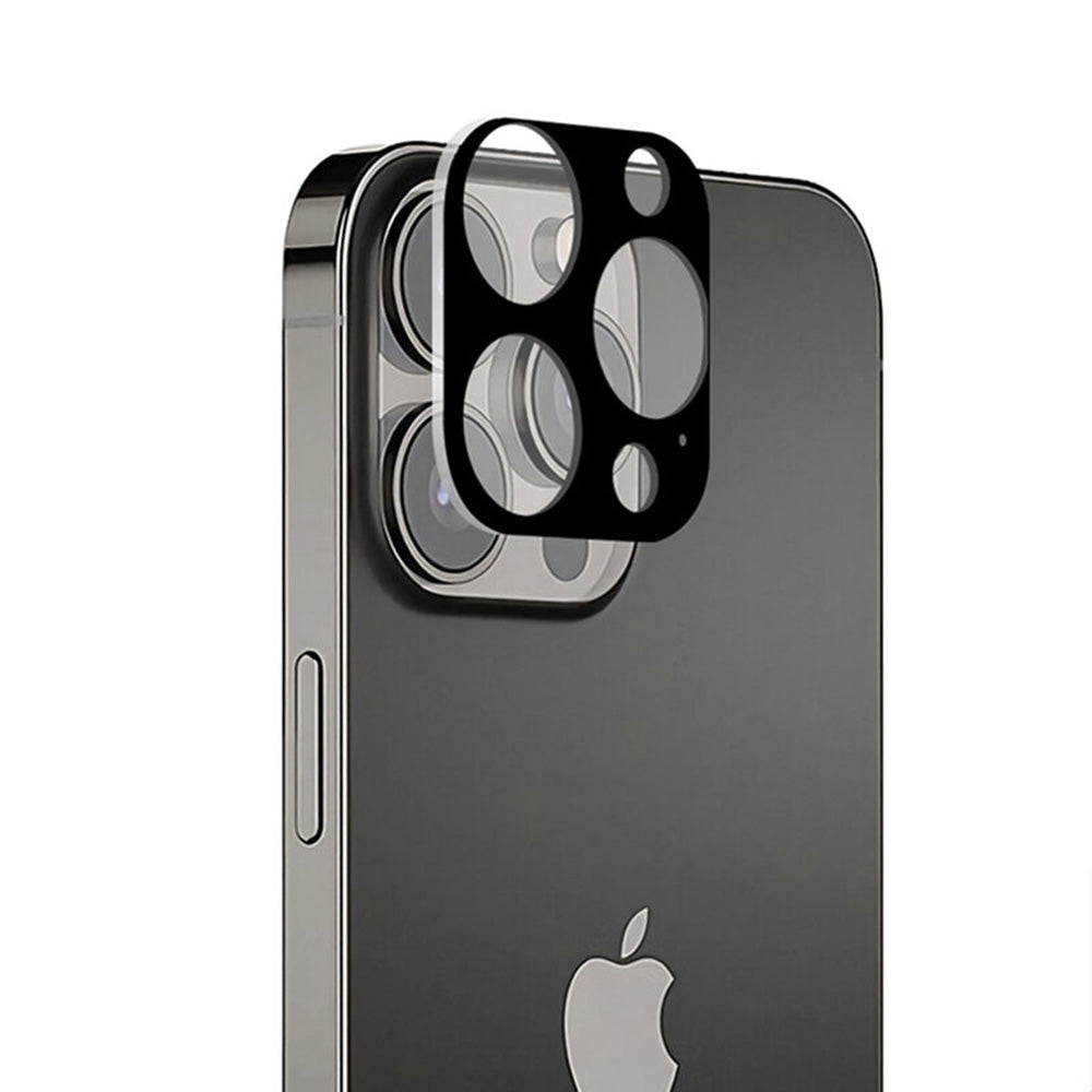 Techsuit takakameran suojakalvo Apple iPhone 13 Pro Max / 13 Pro -puhelimelle, karkaistu lasi, musta