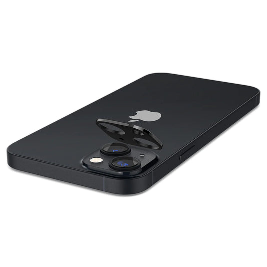 Techsuit takakameran suojakalvo Apple iPhone 14 Plus / 14:lle, karkaistu lasi, musta