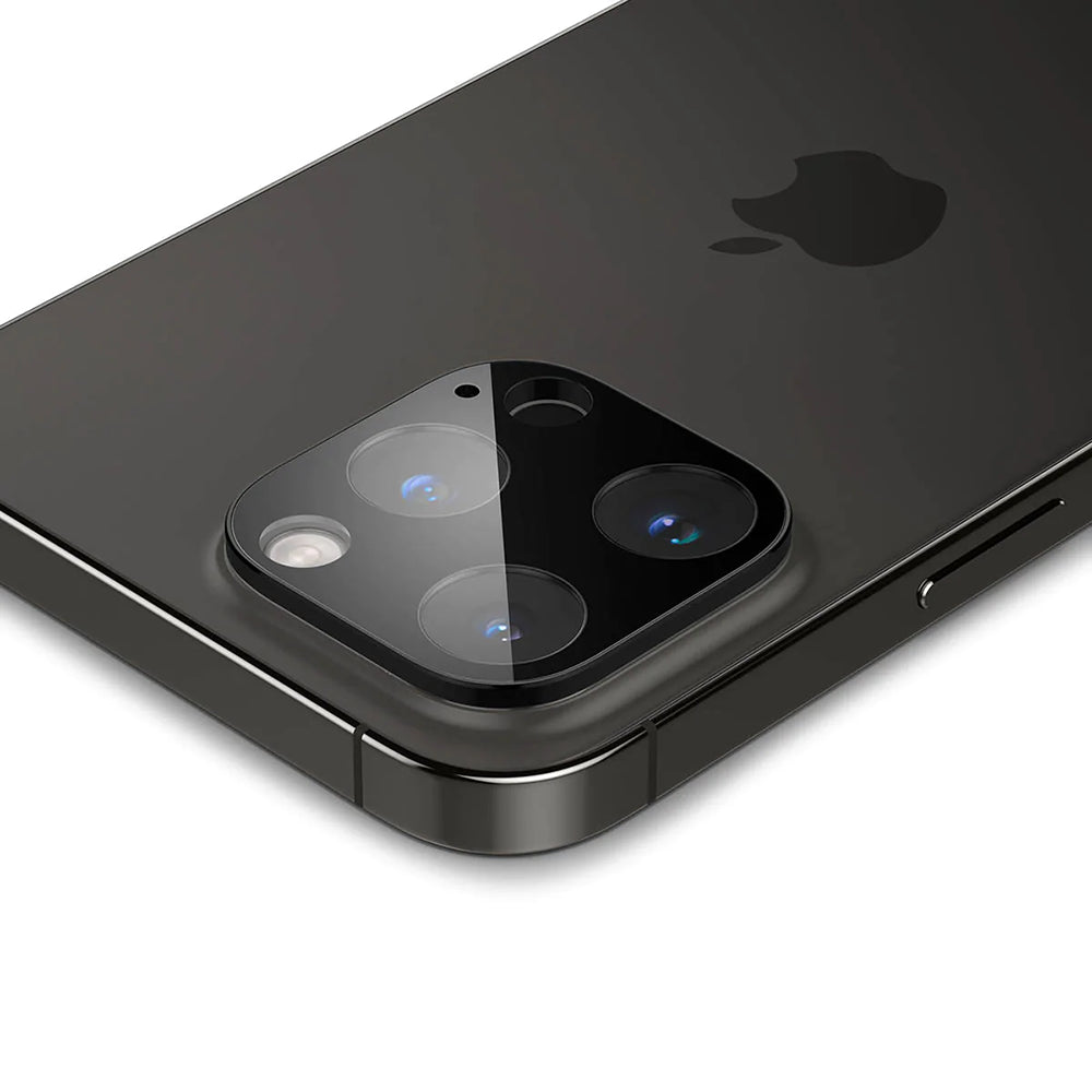 Techsuit takakameran suojakalvo Apple iPhone 14 Pro Max / 14 Pro -puhelimelle, karkaistu lasi, musta