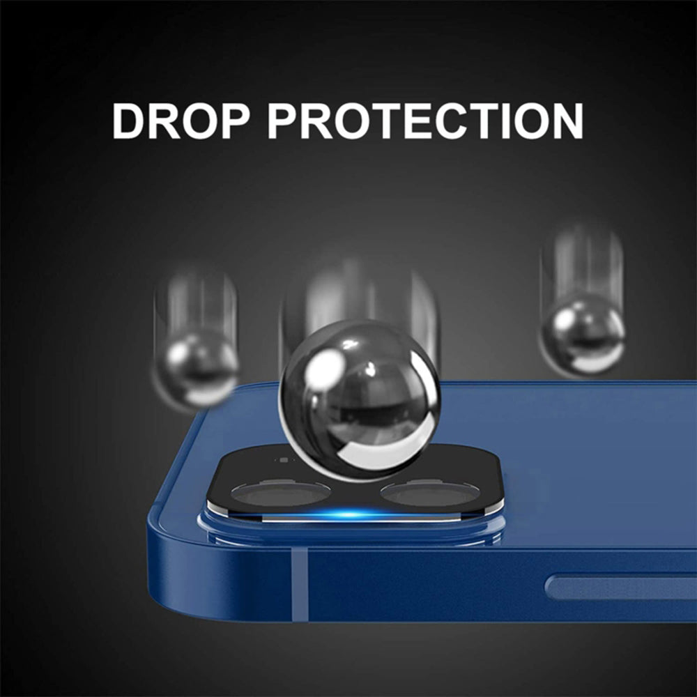 Techsuit Rear Camera Protective Film for Apple iPhone 17 Pro, Tempered Glass, Silver