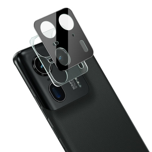 Techsuit takakameran suojakalvo Motorola Edge 50 Ultra -puhelimelle, karkaistu lasi, musta