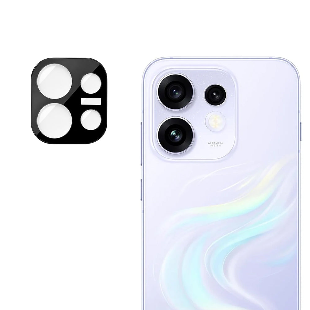 Techsuit takakameran suojakalvo Oppo Reno16:lle, karkaistu lasi, musta