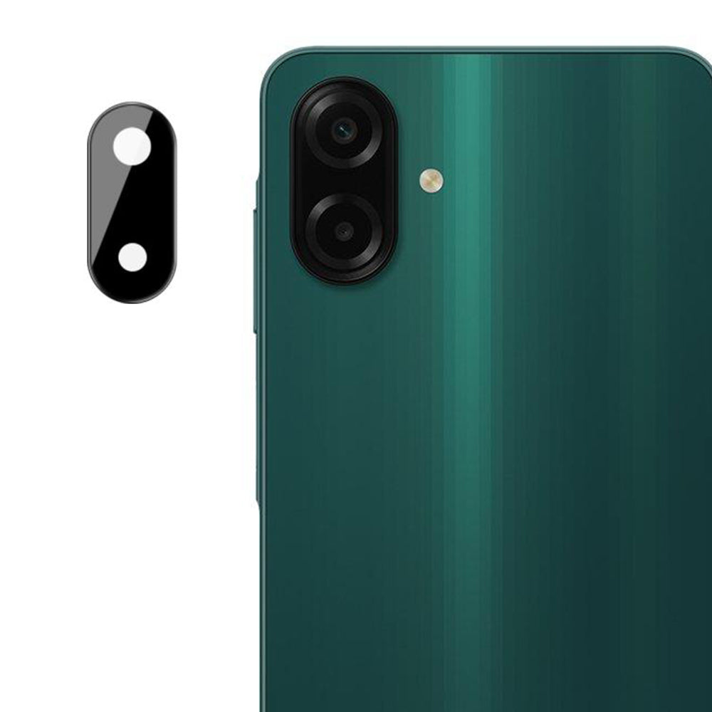 Techsuit takakameran suojakalvo Samsung Galaxy A07 4G A075:lle, karkaistu lasi, musta