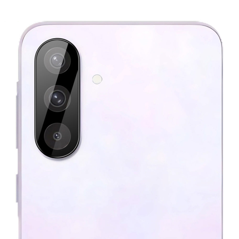Techsuit takakameran suojakalvo Samsung Galaxy A56 A566:lle, karkaistu lasi, musta