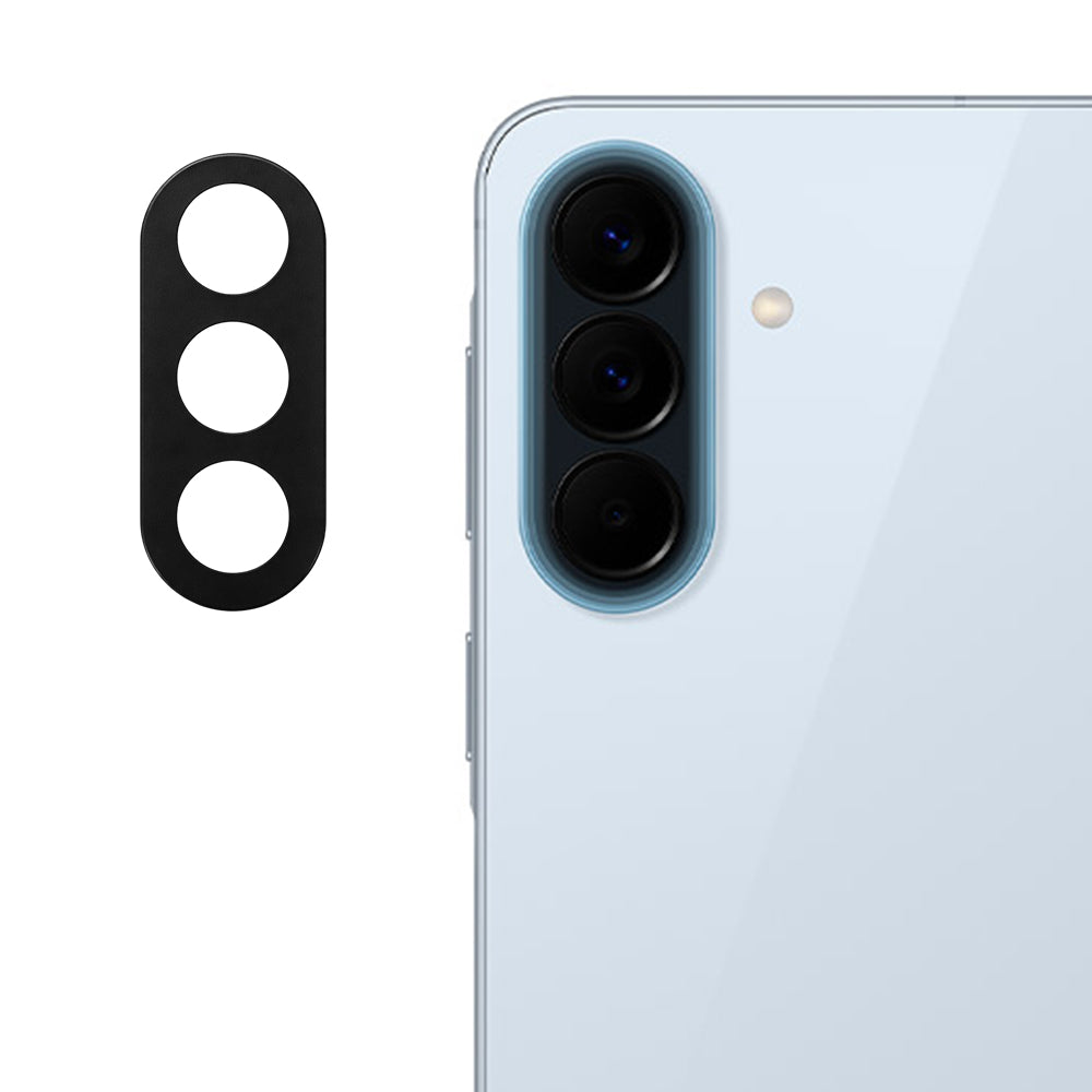 Techsuit-suojakalvo Samsung Galaxy A57 5G:n takakameralle, karkaistu lasi, musta