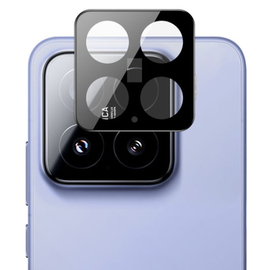 Techsuit takakameran suojakalvo Xiaomi 15:lle, karkaistu lasi, musta
