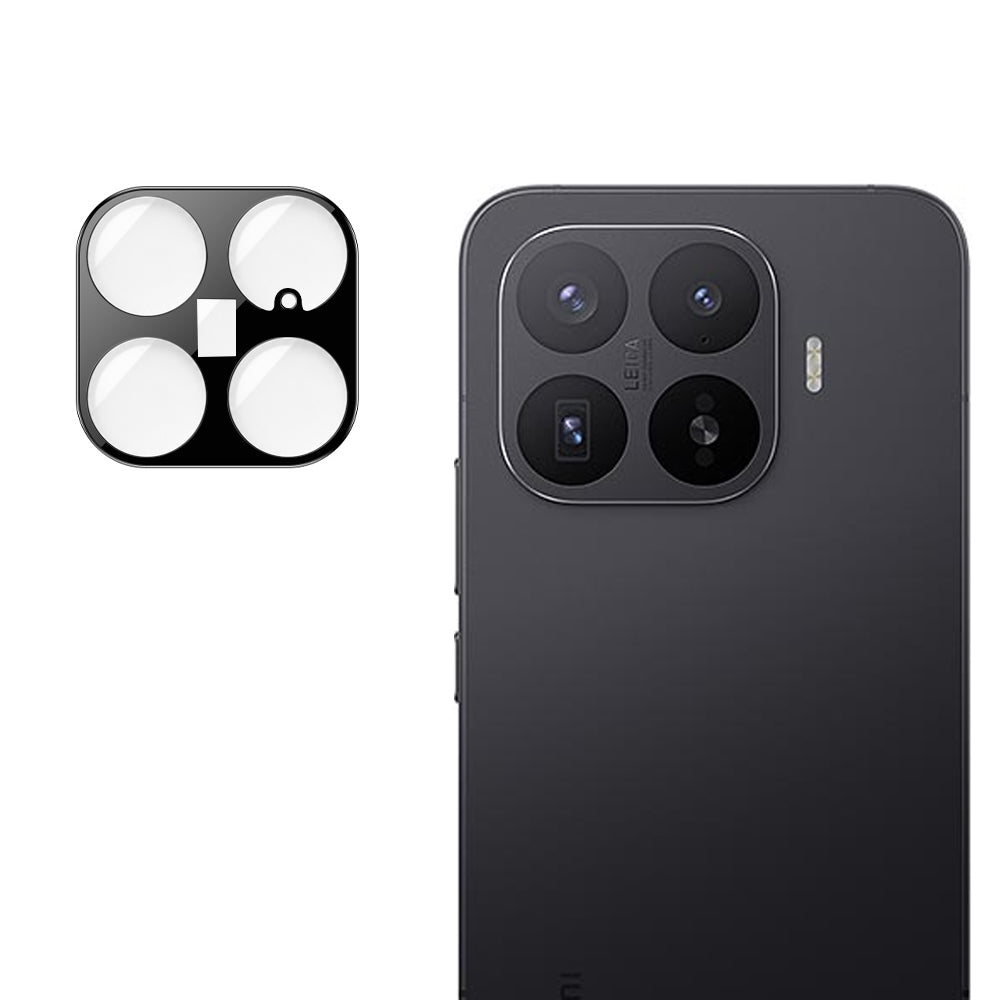 Techsuit takakameran suojakalvo Xiaomi 17T Pro:lle, karkaistu lasi, musta