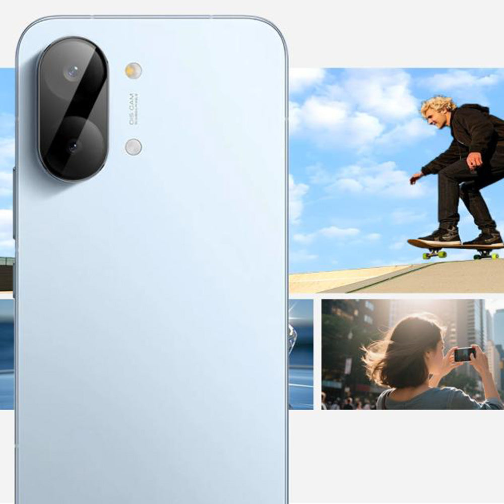 Techsuit-suojakalvo Xiaomi Poco X8 Pro:n takakameralle, Panssarilasi, Musta