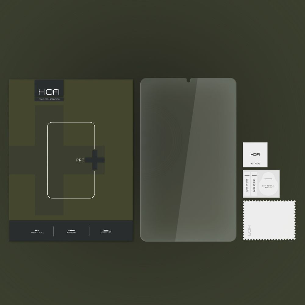 Näytönsuojakalvo HOFI PRO+ Samsung Galaxy Tab A11 / Tab A9:lle, Panssarilasi, Täysliima, 2.5D