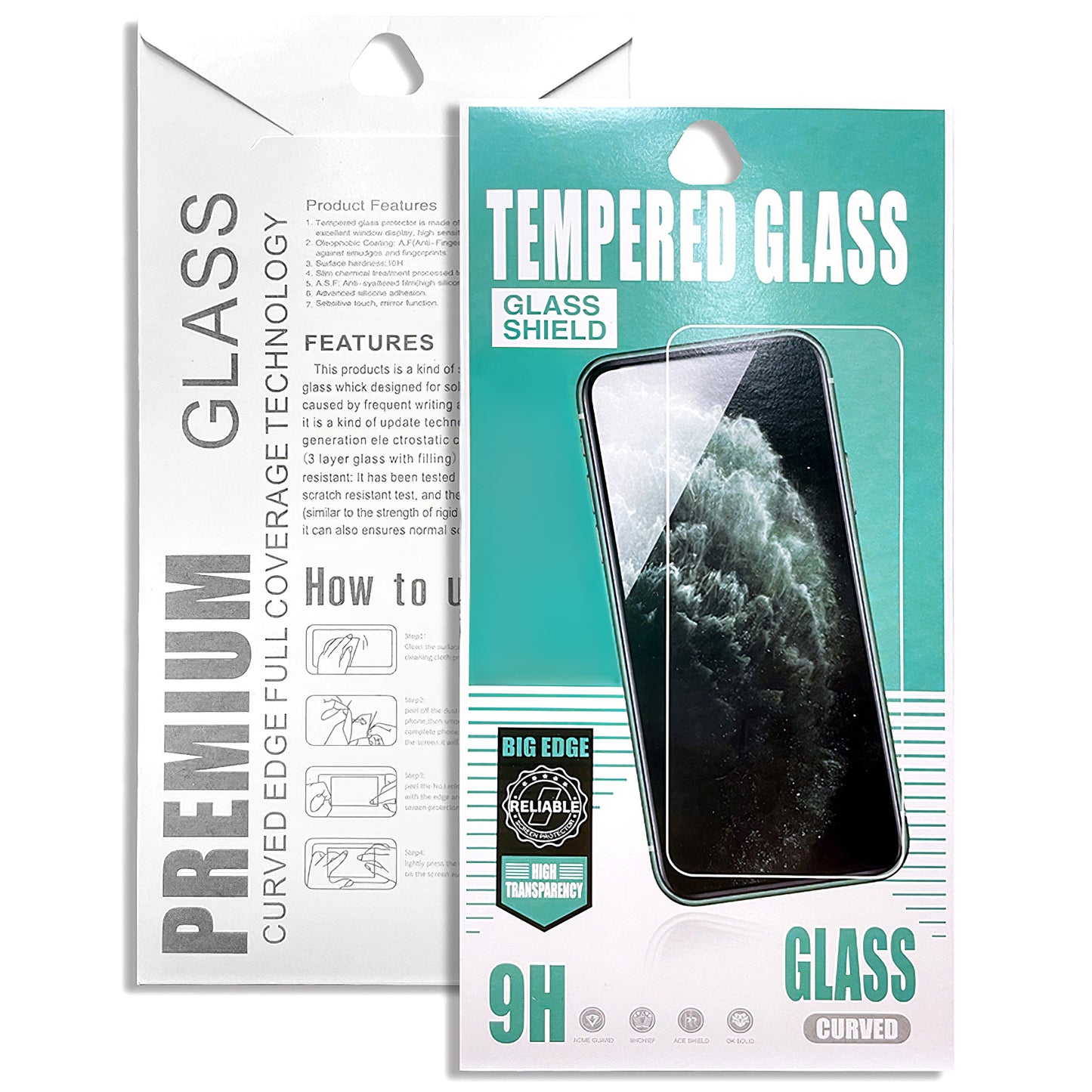 OEM-näytönsuoja Apple iPhone 16 Pro:lle, suojattu lasi, täysi liima, 2.5D