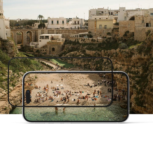 Privacy Screen Protector Ringke Easy Slide for Apple iPhone 16 / 15, Glass Protected, Full Glue, Set 2 pieces