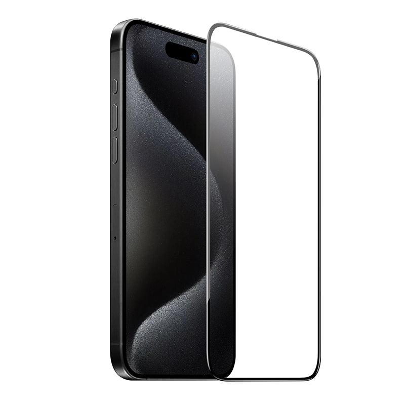 HOCO G16 näytönsuojakalvo Apple iPhone 16 Pro Maxille, Panssarilasi, Täysliima, 5D, Musta