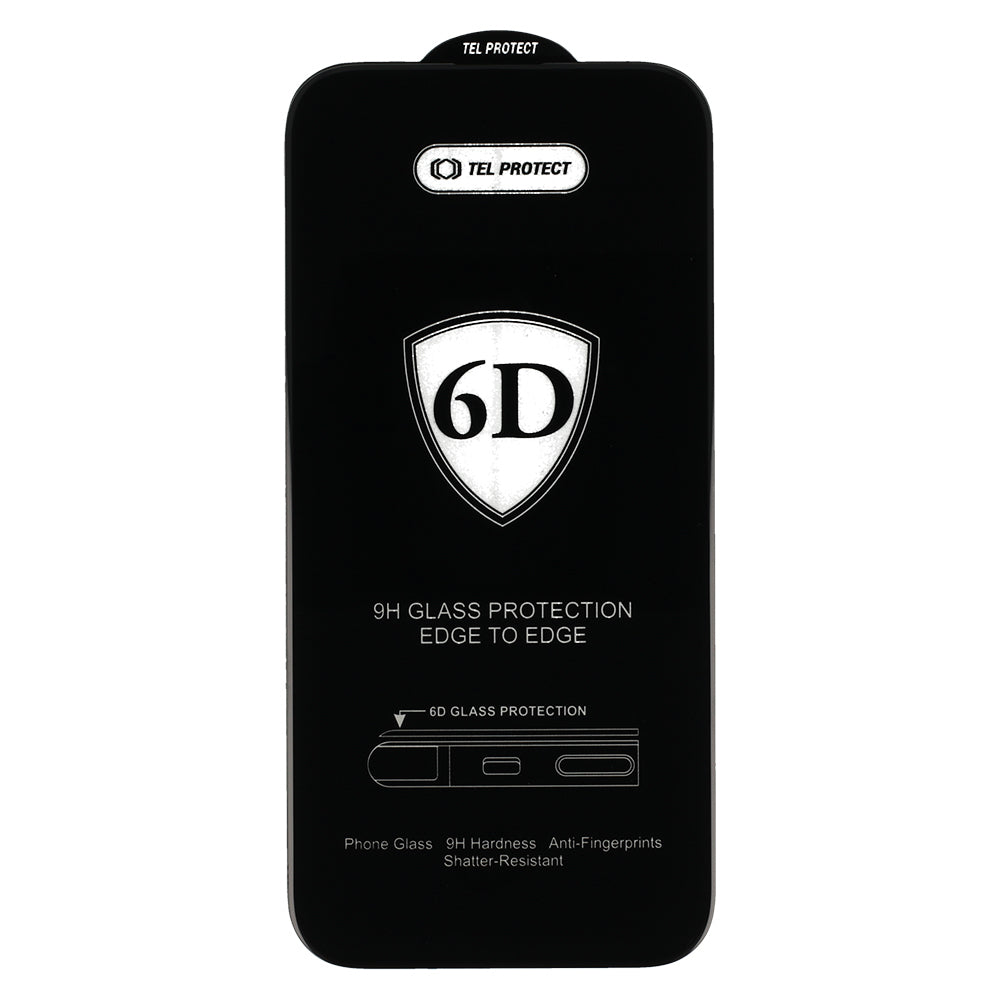 OEM-näytönsuoja Samsung Galaxy S26 S942:lle, karkaistu lasi, täysi liima, 6D, musta