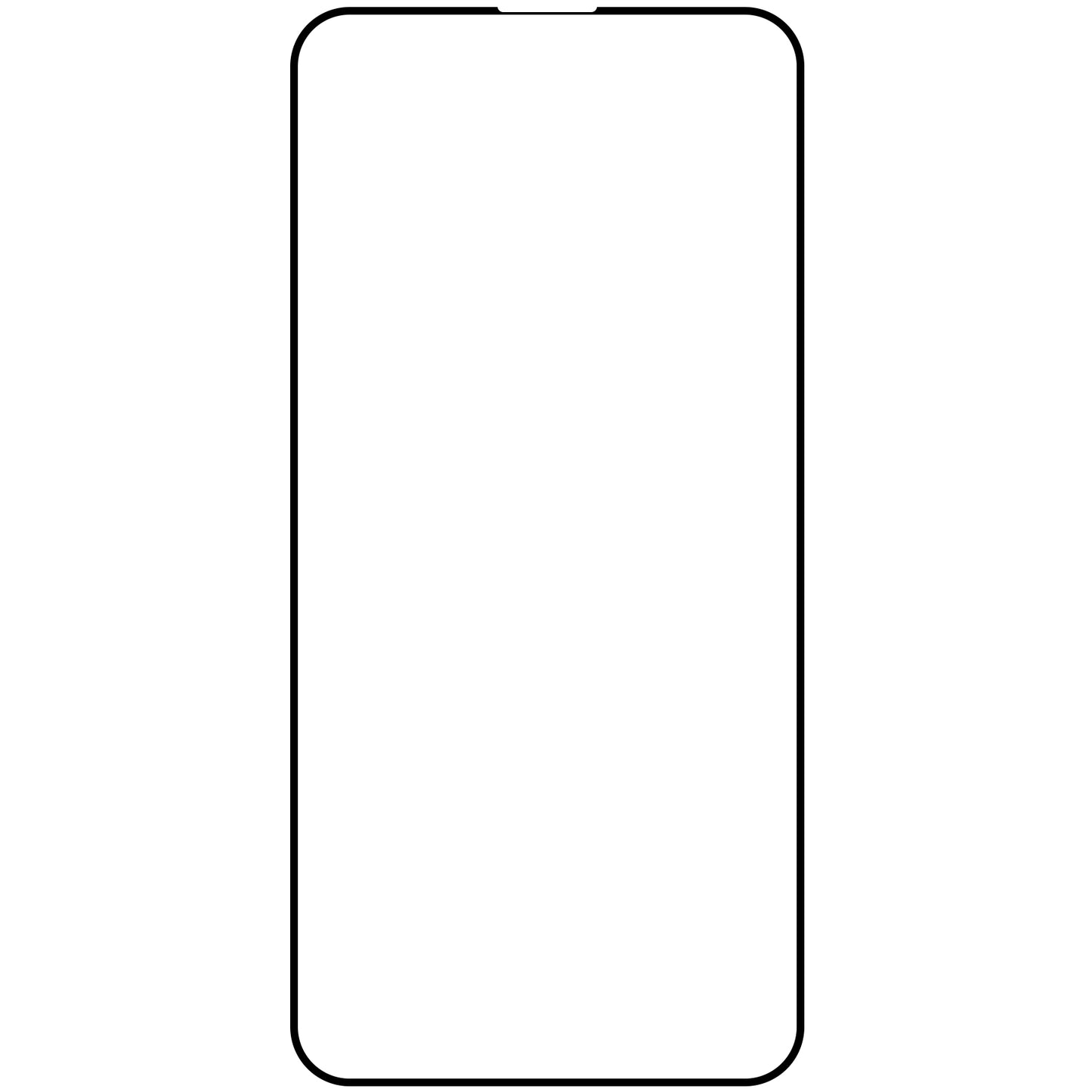 Suojakalvo BLUE Shield Apple iPhone 17e / 16e / 14 / 13 Pro -puhelimille, Panssarilasi, Täysliima, Koteloyhteensopiva, Musta