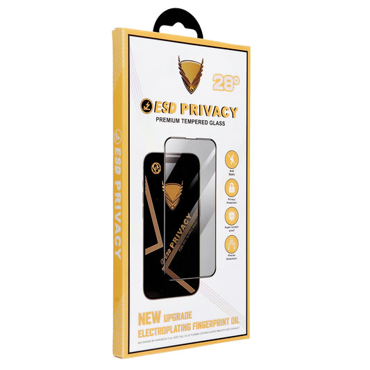 Näytönsuoja Privacy ESD OG OG Premium ESD Privacy näytönsuoja Samsung Galaxy A05s A057, lasisuojattu, täysi liimaaminen