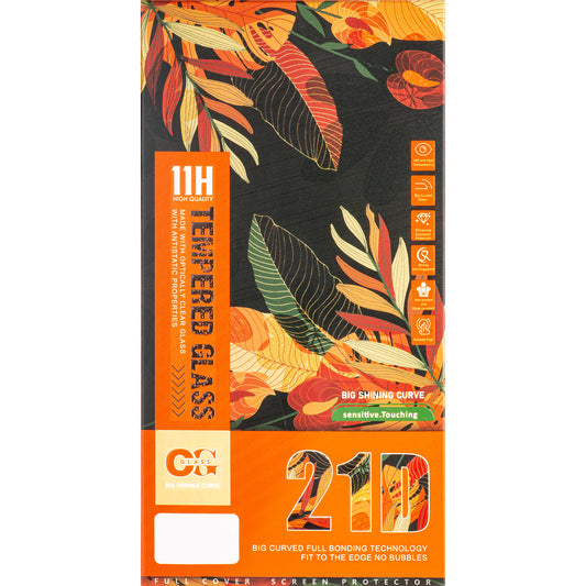 OEM näytön suojakalvo Samsung Galaxy A25 A256, Suojalasi, täysliima, 21D, musta