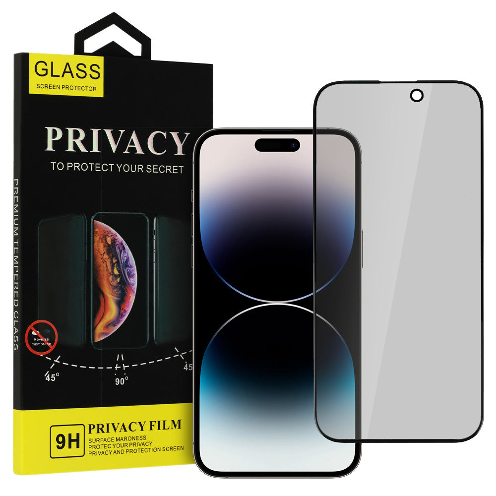 OEM Yksityisyys OEM näytönsuoja Apple iPhone 15 Pro, täysi liima, lasi suojattu, täysi liima, täysi liima