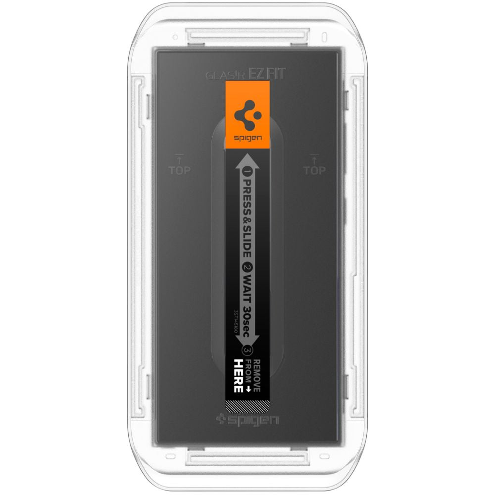 Spigen EZ FIT -näytönsuoja Samsung Galaxy S24 Ultra S928, lasisuojattu, täysi liima, 2 kpl:n sarja