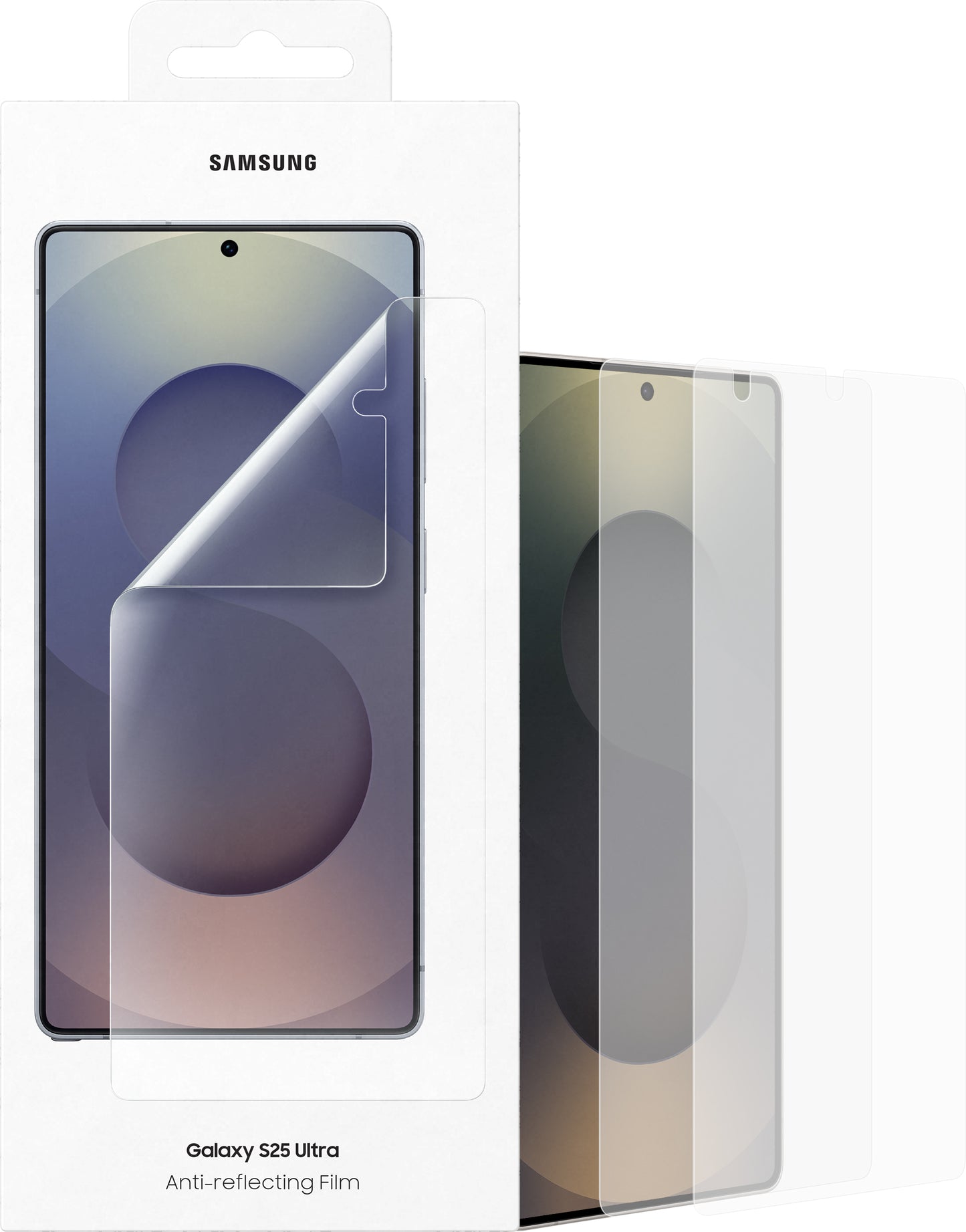 Heijastamaton näytönsuojakalvo Samsung Galaxy S25 Ultra S938:lle, Muovi, 2 kappaleen setti EF-US938CTEGWW