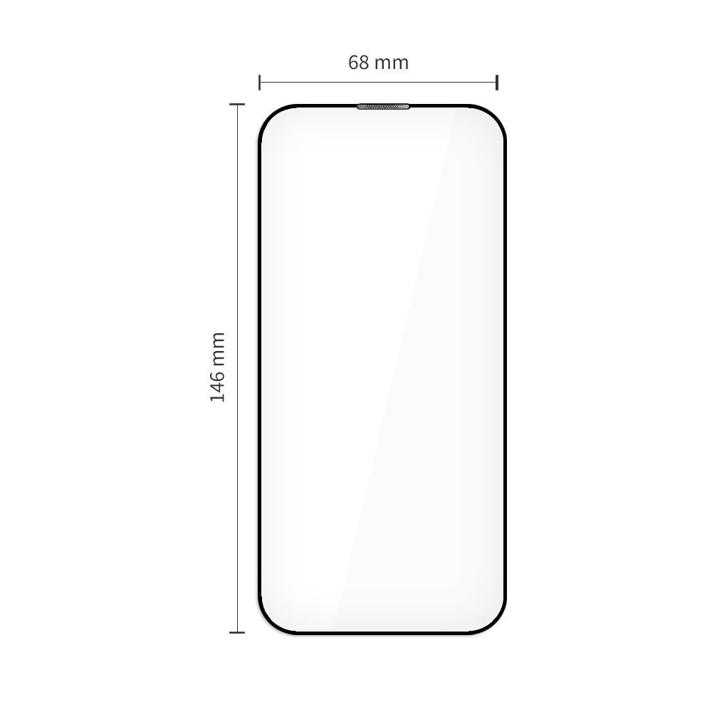 Tech-Protect Quick Set+ suojakalvo Apple iPhone 17:lle, Panssarilasi, Täysliima, 2 kappaleen setti, Musta