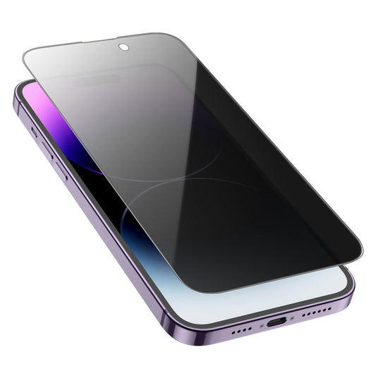 Privacy-näytönsuojakalvo HOCO G15 Apple iPhone 14 Pro Maxille, Panssarilasi, Täysliima, 5D