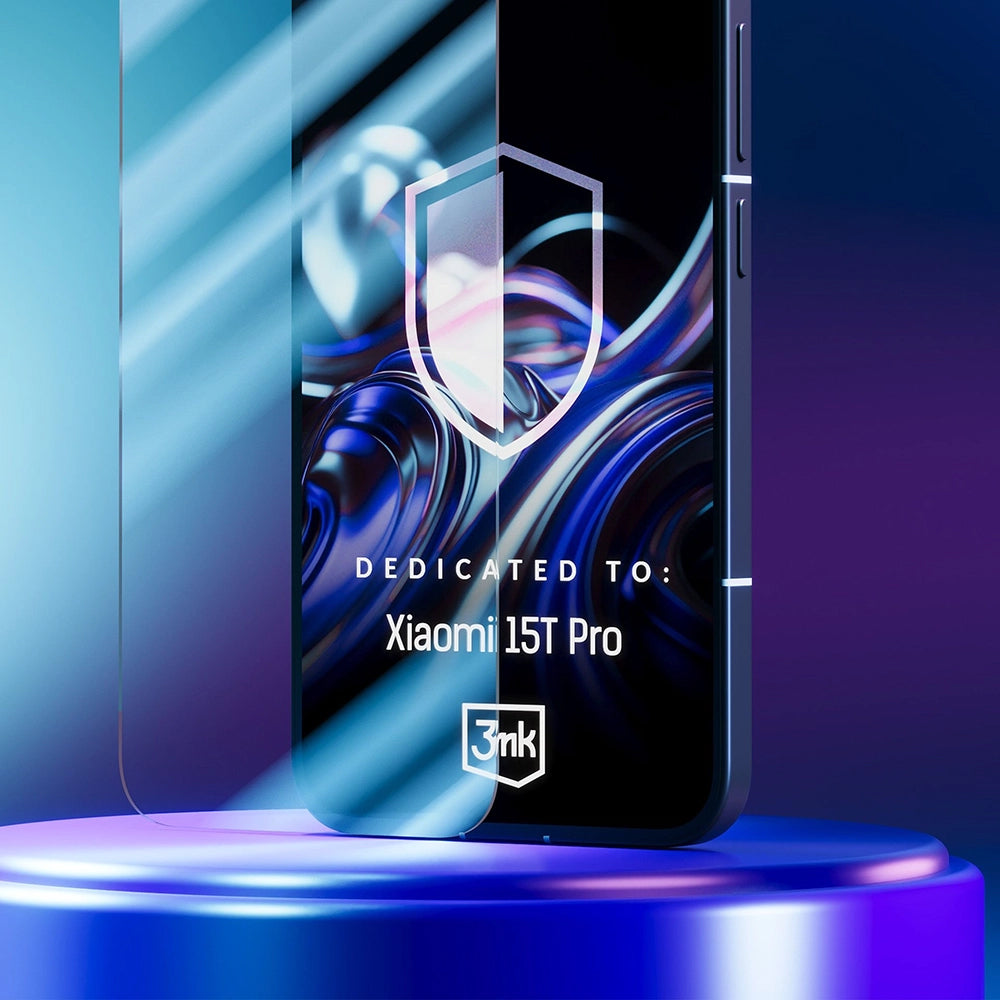 Suojakalvo 3MK FlexibleGlass Xiaomi 15T Pro:lle, Joustava Lasi, Täysliima