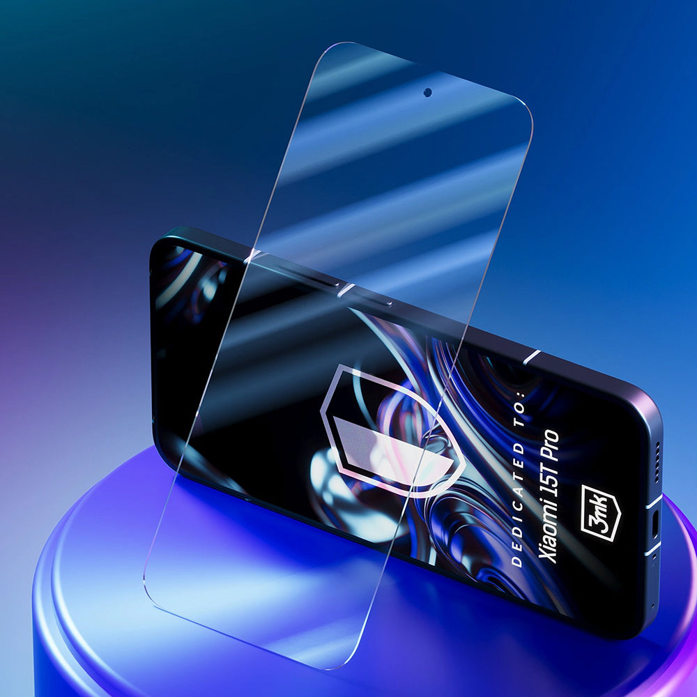Suojakalvo 3MK FlexibleGlass Xiaomi 15T Pro:lle, Joustava Lasi, Täysliima