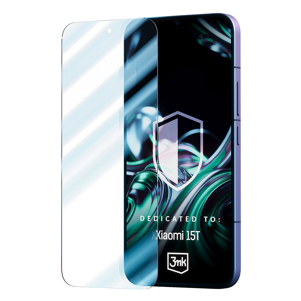 Näytönsuoja 3MK FlexibleGlass Xiaomi 15T:lle, Joustava Lasi, Täysliima