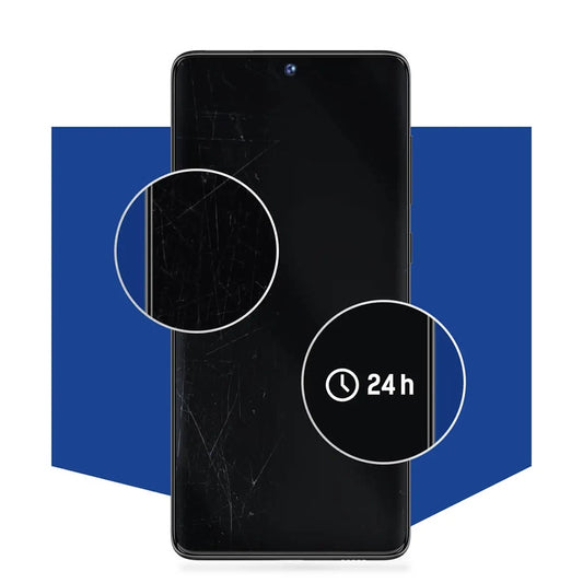 3MK HardGlass -näytönsuoja Honor 400 Smart 4G / 400 Smart 5G:lle, turvalasi, täyteeliimalla