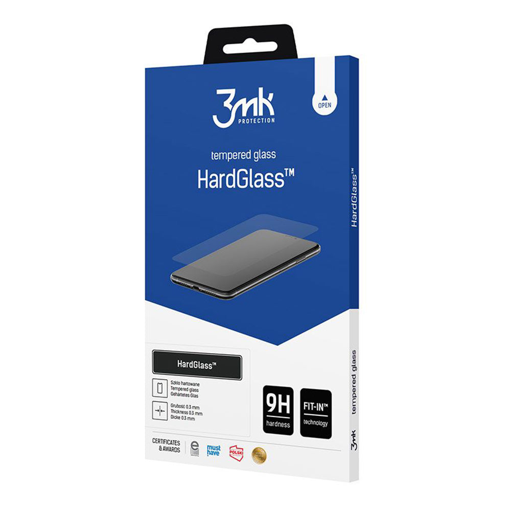 3MK HardGlass -näytönsuoja Honor 400 Smart 4G / 400 Smart 5G:lle, turvalasi, täyteeliimalla