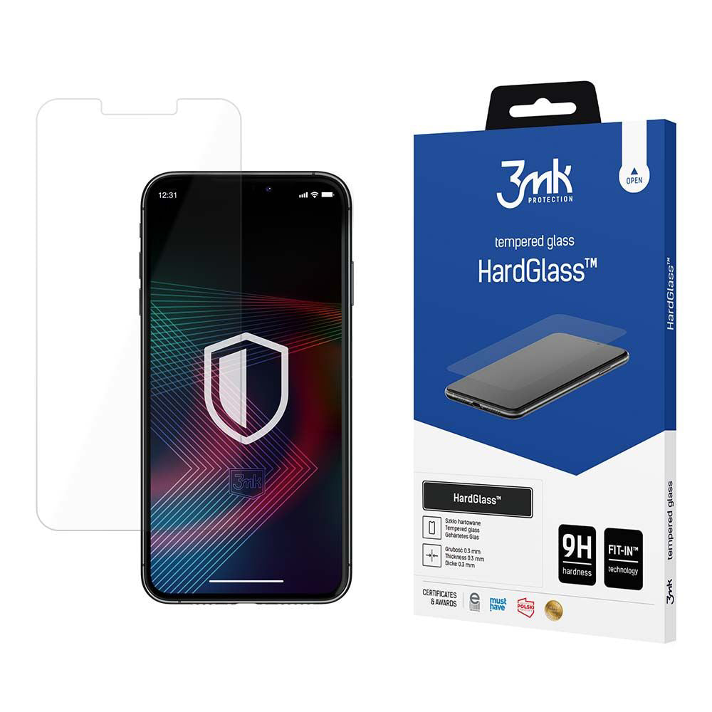 3MK HardGlass Näytönsuojakalvo Xiaomi Redmi 15 5G / 15 4G, Panssarilasi, Täysliima