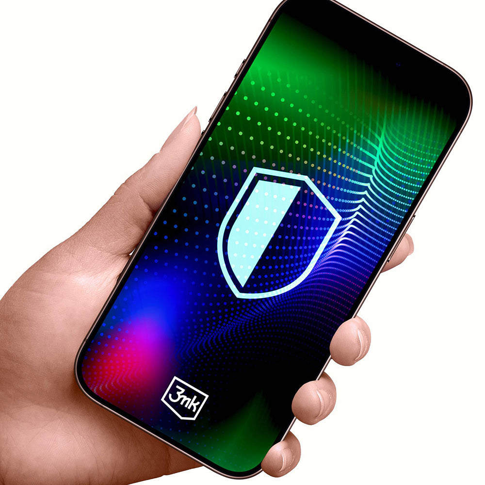 3MK Hardy Ultra suojakalvo Apple iPhone 17 Pro Max, karkaistu lasi, täysliima, musta