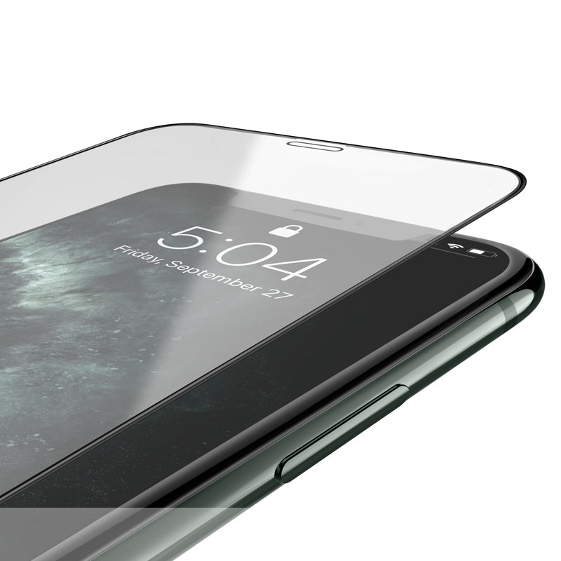 HOCO G16 suojakalvo Apple iPhone XS / X:lle, Panssarilasi, Täysliima, 5D, Musta