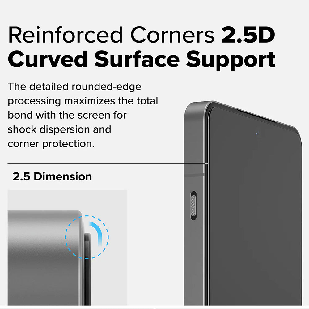 Ringke-suojakalvo OnePlus 13R:lle, Panssarilasi, Full Glue, 2 kappaleen setti
