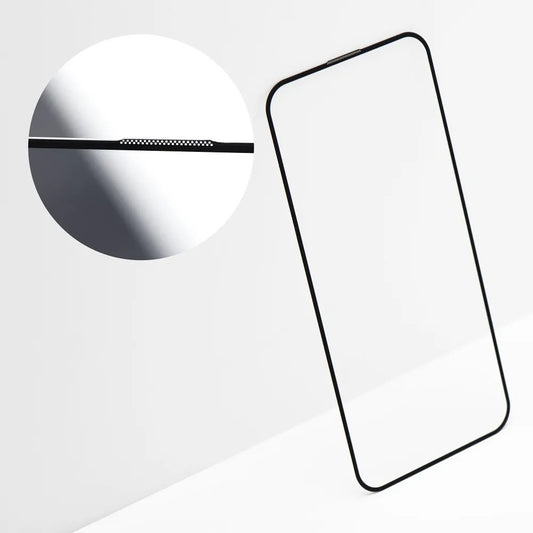 OEM OG Premium -suojakalvo Apple iPhone 17 Pro Max -puhelimelle, Panssarilasi, Täysliima, Musta