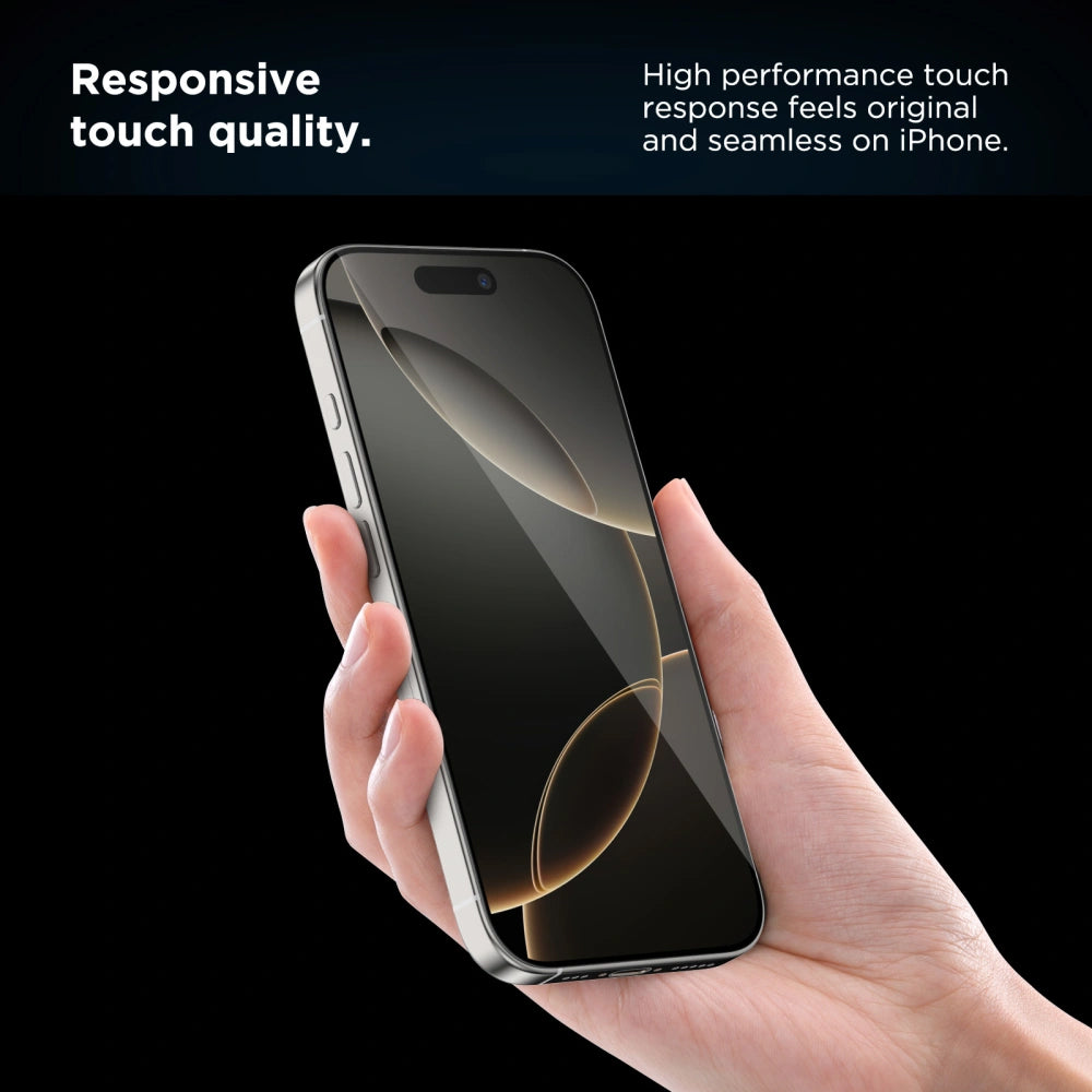Tech-Protect Quick Set+ suojakalvo Apple iPhone 16 / 15 -mallille, Panssarilasi, Täysliima, 2 kappaleen setti, Musta
