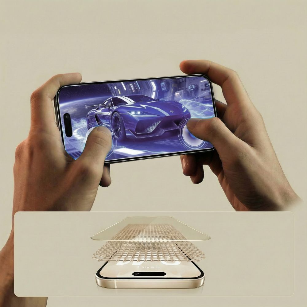 Tech-Protect FIT+ näytönsuoja Samsung Galaxy S26 Ultra S948:lle, karkaistu lasi, täysiliimainen, 2 kappaleen setti