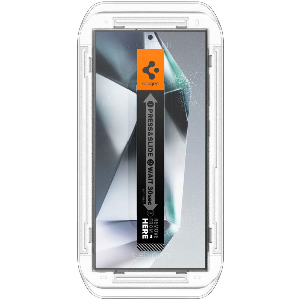 Spigen EZ FIT yksityisyydensuoja Samsung Galaxy S24 Ultra S928, suojalasi, täysi liima, 2 kpl:n setti