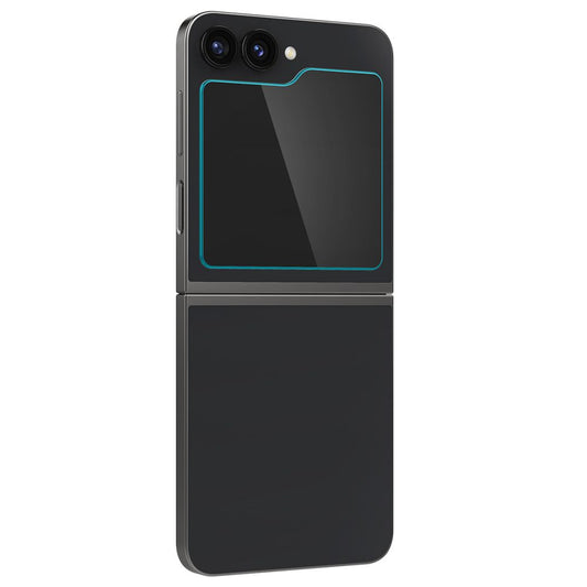 Ulkoinen näytönsuojakalvo Spigen GlastR EZ FIT Samsung Galaxy Z Flip6 F741:lle, Karkaistu lasi, Täysliima, 2 kappaleen setti AGL07972