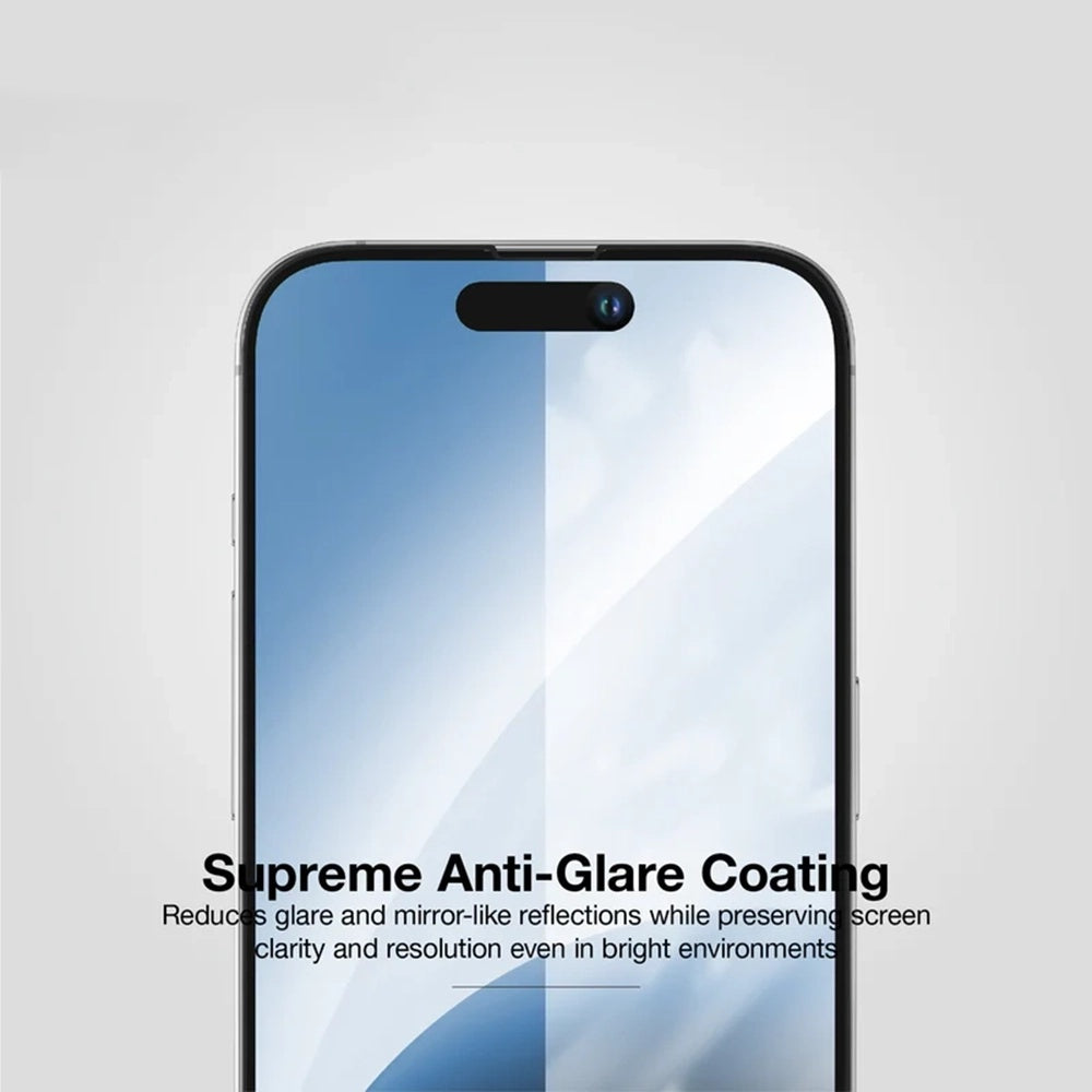 Anank 10X Reinforced CG suojakalvo Apple iPhone 17:lle, karkaistu lasi, Full Glue, 2.5D, musta