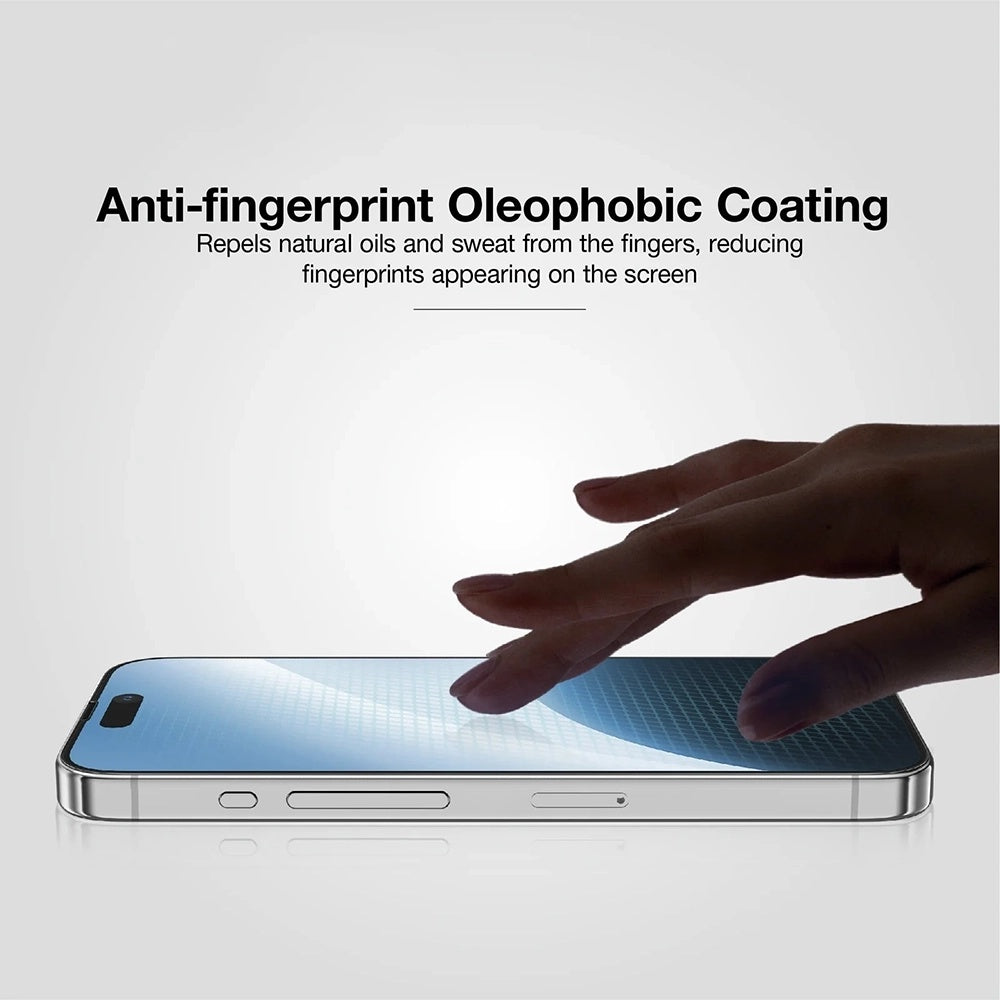 Anank 10X Reinforced CG suojakalvo Apple iPhone 17:lle, karkaistu lasi, Full Glue, 2.5D, musta
