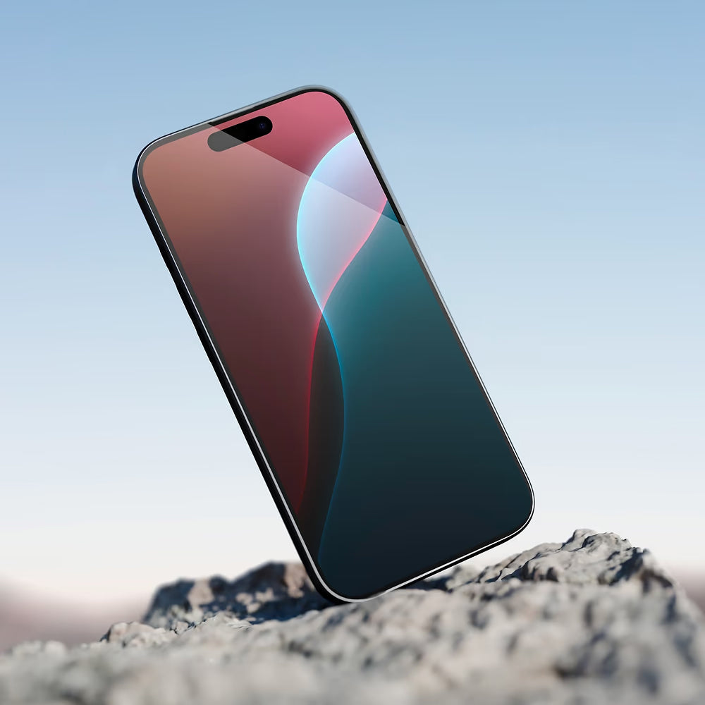 Anank 5X vahvistettu näkymätön suojakalvo Apple iPhone 17 Pro:lle, karkaistu lasi, täysliima, 3D, musta