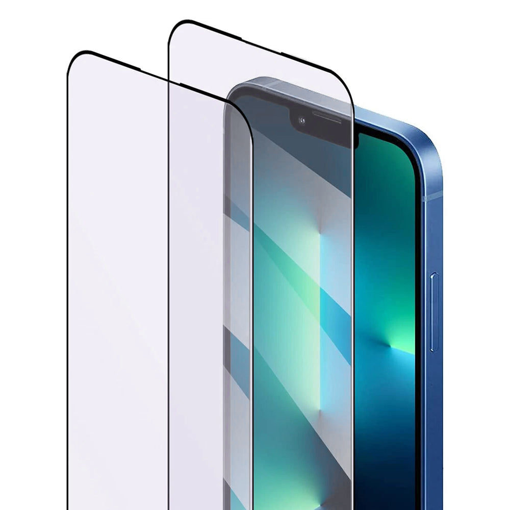 Suojakalvo Anti Blue Light Anank 5X Reinforced Apple iPhone 17 Prolle, Panssarilasi, Full Glue, 2.5D, Musta