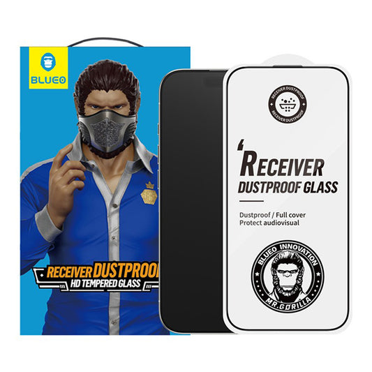 Blueo Anti-Dust HD Applicator Pro -suojakalvo Apple iPhone 17 Airille, Panssarilasi, Täysliima