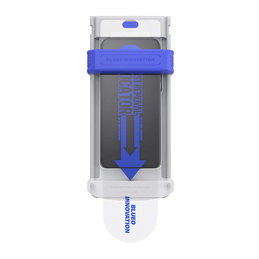 Blueo HD Applicator Pro -näytönsuoja Apple iPhone 16 Pro:lle, karkaistu lasi, täyshartsi, 3D, musta